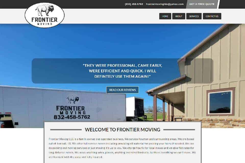 Frontier Moving by Pool Equipment Installers of Houston